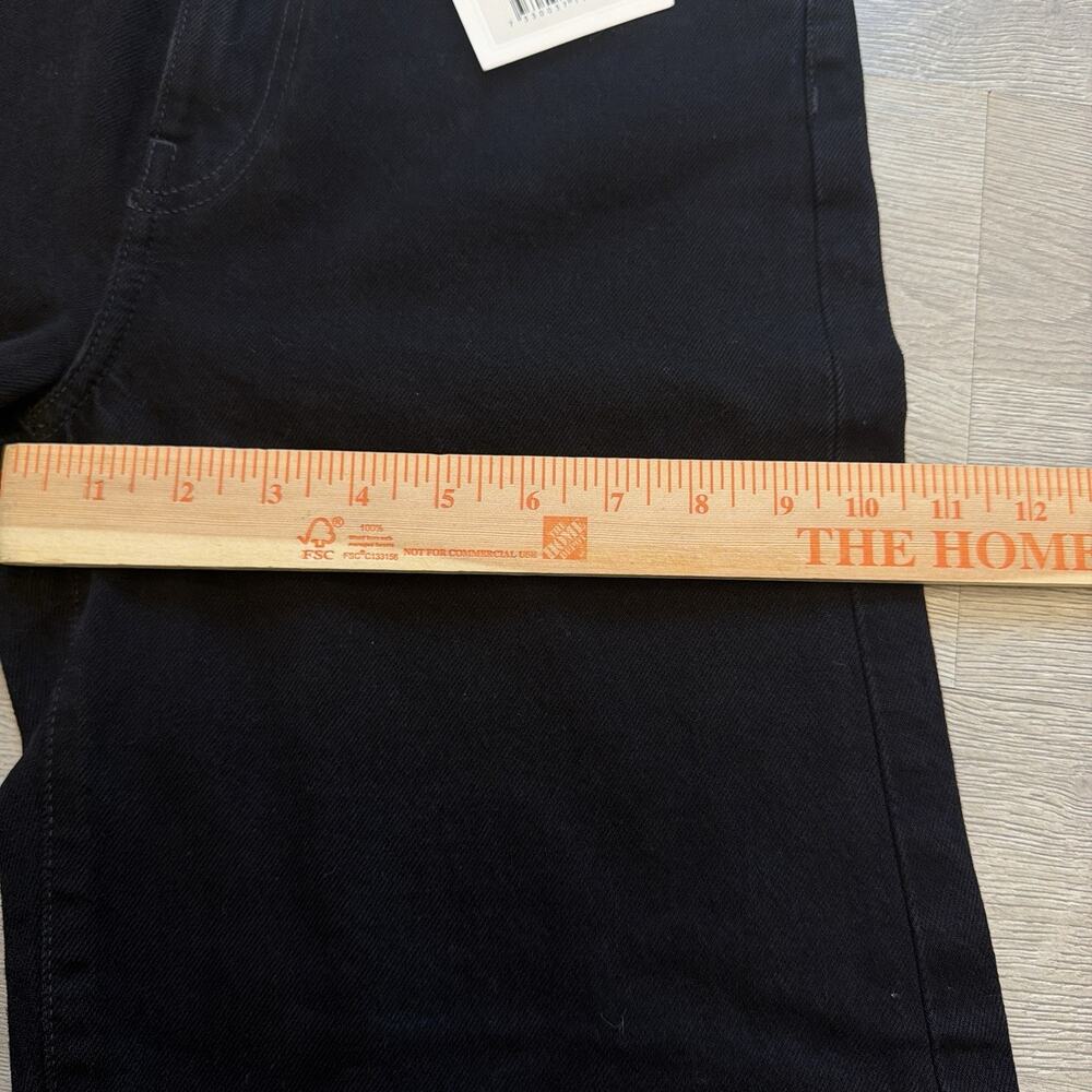 Toteme Barrel Leg Jeans Womens 27 Black High Rise Cropped Curved Denim NWT - Picture 12 of 16